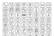 34 Smartphone Essentials Icon Set, an Outline Icon by adenpinkstore (Thumbnail 15 of 15)