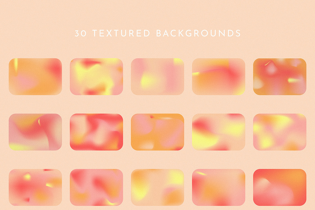 Textured Gradient Backgrounds, a Texture Graphic by denofdreamers (Photo 4 of 8)