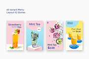 Organic Beverages Instagram Stories, a Social Media Template by Louds Studio (Thumbnail 6 of 7)