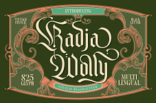 Radja Wolly Typeface