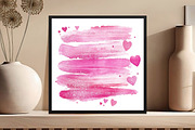 Pink Brush Strokes Clipart, an Illustration by DreamCafeArt (Thumbnail 7 of 9)