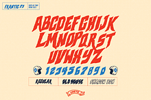 Frantic73 - A Display Font