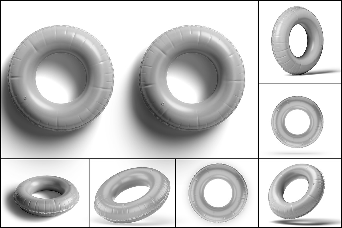 Swim Ring Mockup, a Product Mockup by Designbuys (Photo 2 of 9)