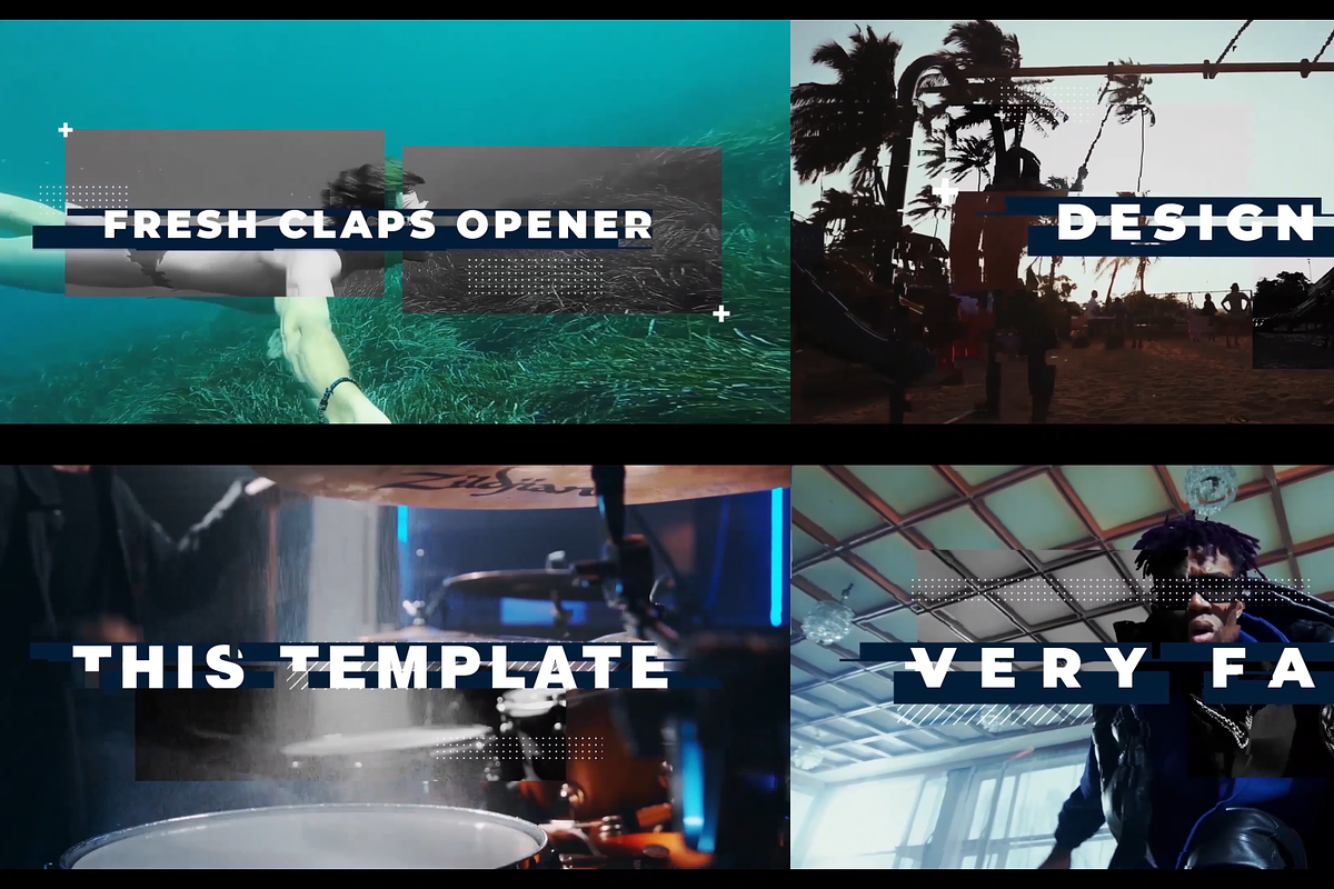 Fresh Claps Opener for After Effects, a Social Media Template by FlashFXbox (Photo 2 of 2)