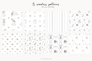 Easter rabbit hand-drawn vector set, a Decorative Illustration by AfonshinaArt (Thumbnail 5 of 15)