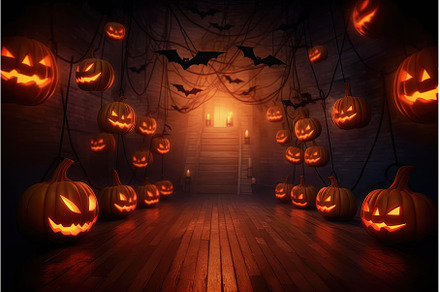 Halloween attic stairs or basement, a Holiday Photo by Lermont51
