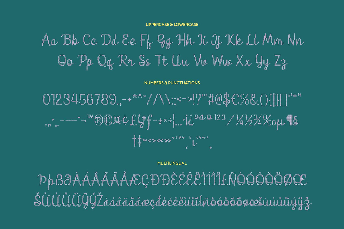 CS Greylin Disco, a Script Font by Craft Supply Co. (Photo 8 of 8)