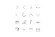 Minimal UI line icons set navigation, a Technology Illustration by Unique Design Team (Thumbnail 2 of 3)