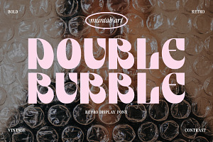 Double Bubble Retro Display