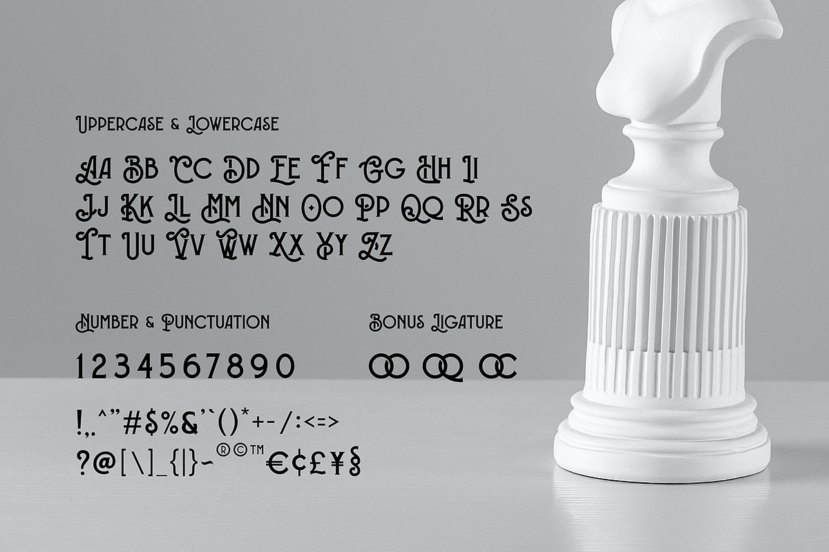 Bachroque Typeface, a Serif Font by ikiiko (Photo 4 of 5)