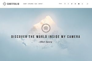 Shotfolio PSD Theme