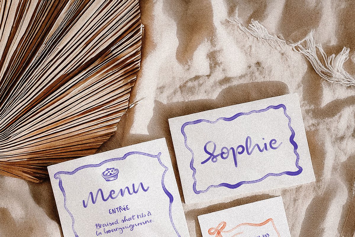 Gotta Type SVG Color Font, a Script Font by Creativeqube Design (Photo 6 of 9)