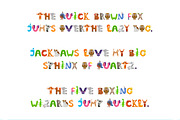 Alphabetic Zoo - font duo, a Sans Serif Font by tamara.comotomka (Thumbnail 5 of 7)