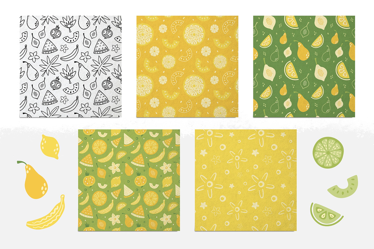 Fruits seamless pattern, a Pattern Graphic by LartGraphics (Photo 7 of 8)