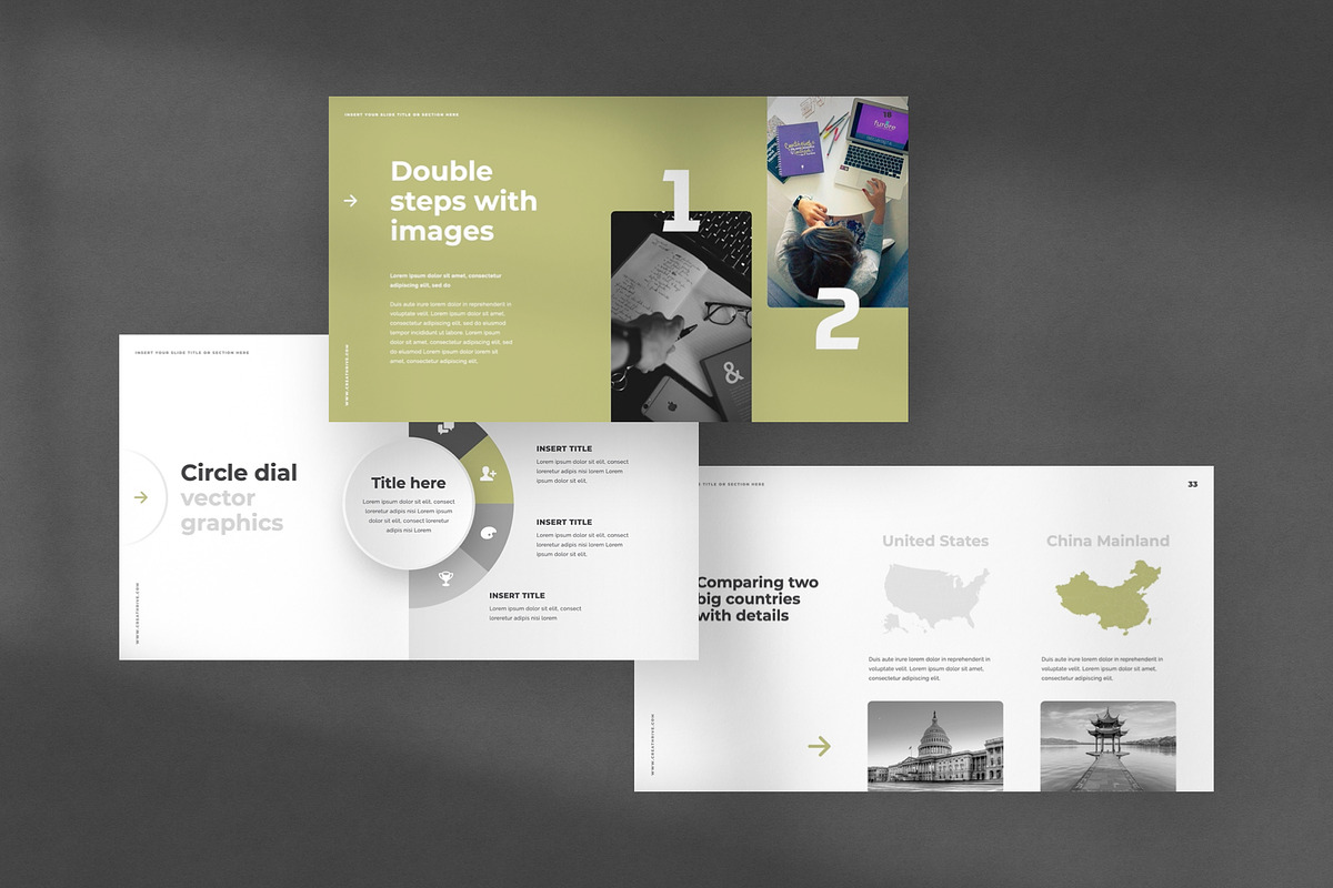 Bright PowerPoint Template, a Presentation Template by Creathrive Design (Photo 4 of 9)