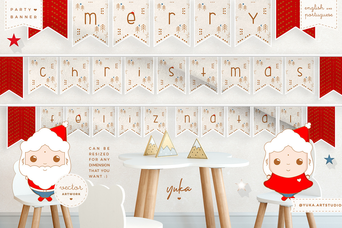 Sweet Christmas - Party Decor, a Decorative Illustration by Yuka Baby (Photo 10 of 10)