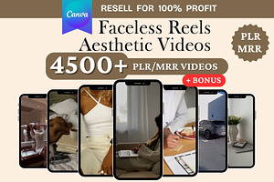 Faceless Aesthetic Videos Bundle