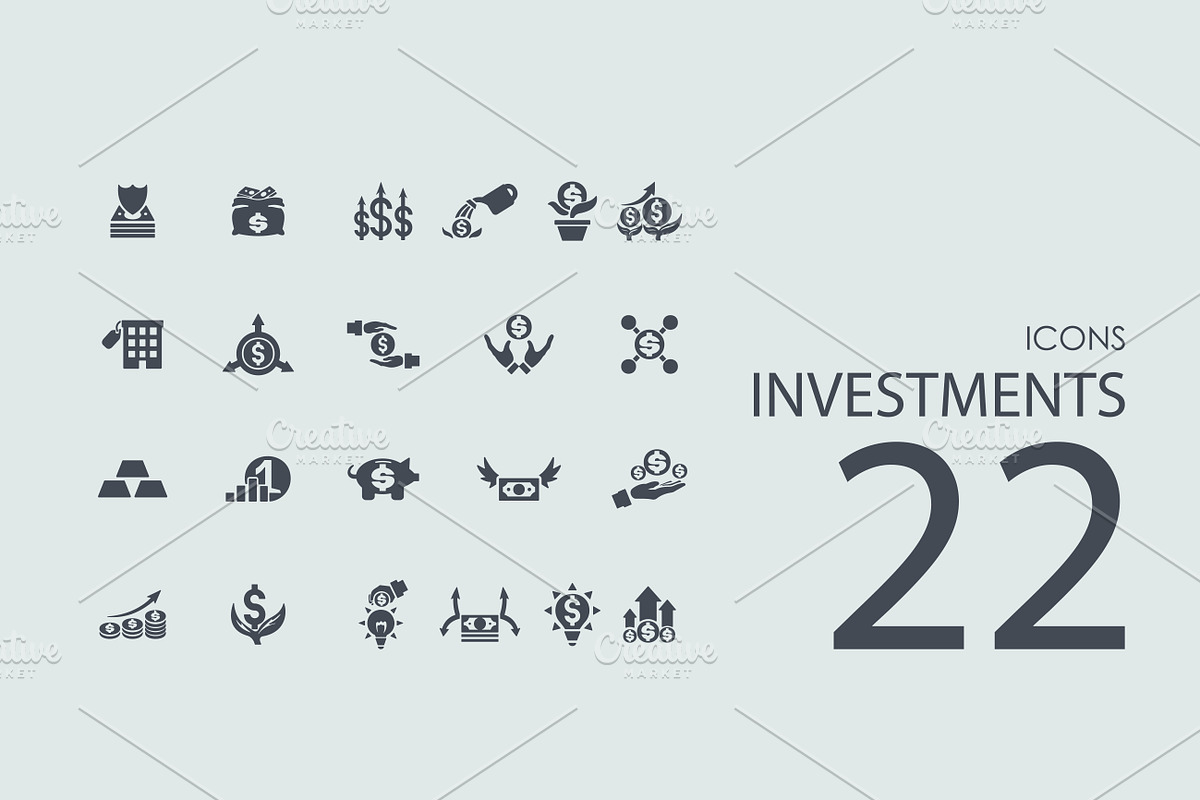 22 Investments icons