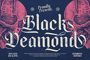 Black Deamond Typeface, a Blackletter Font by alit design (Thumbnail 1 of 17)