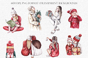WATERCOLOR FAMILY BUNDLE, a Person Illustration by Elena_Sedova (Thumbnail 15 of 16)