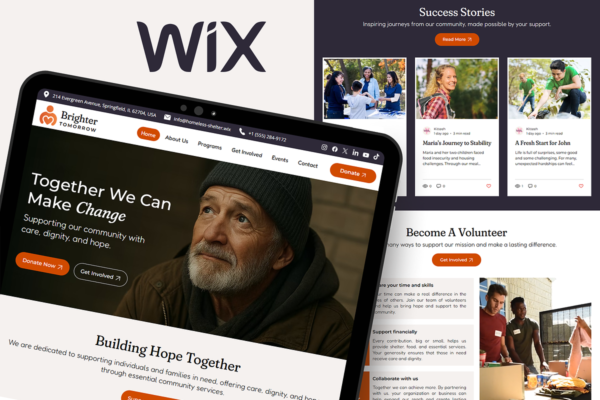 Homeless Shelter / Volunteer Website