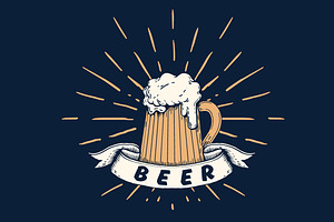 Beer Mug Background