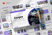 Logistics Transportation Powerpoint, a Presentation Template by fluffstudio (Thumbnail 1 of 5)