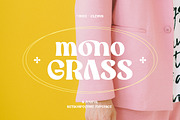 Mono Grass | Joyful Display, a Serif Font by ClevUs (Thumbnail 1 of 11)