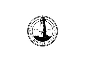 Lighthouse Logo Design Inspiration, a Branding & Logo Template by AlvinStd