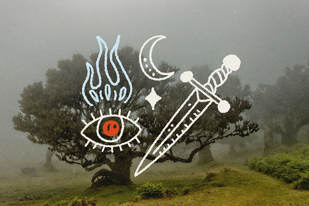 Spooky Magic: 134 Halloween Art, an Object Illustration by Veyla (Photo 6 of 17)