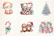 Pastel Christmas Sublimation PNG, an Illustration by CreationArt (Thumbnail 3 of 5)