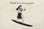 Tropical Icons Hand Drawn Graphics, an Icon by BirDIY Design (Thumbnail 7 of 10)