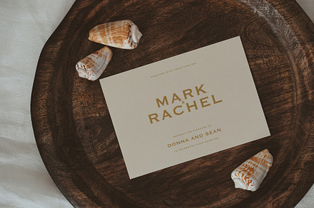 Wedding Blank Cards Mockup