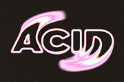 Acid Text Effect, a Layer Style Add-On by Design Squad (Thumbnail 5 of 8)