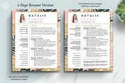 Creative Resume Template, Pretty CV, a Resume Template by The Art of Resume (Thumbnail 4 of 8)