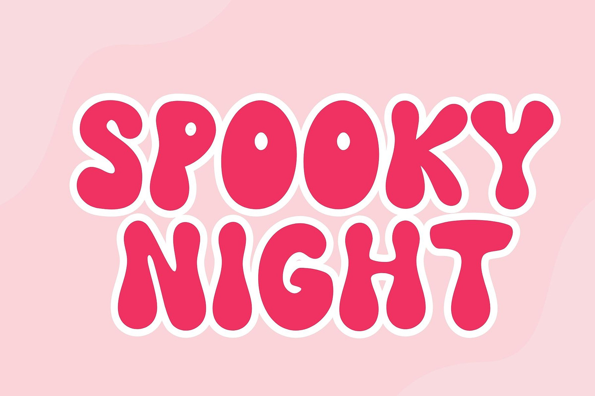 Groovy Baby is retro groovy font, a Handwritten Font by Brown Cupple (Photo 6 of 8)