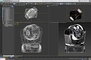 Stage Lighting Collection-14 PCS, an Object 3D Model by akerStudio (Thumbnail 309 of 309)