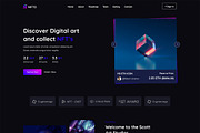 Nifto - NFT Creator React Template, a HTML Template by Themesvila (Thumbnail 1 of 2)