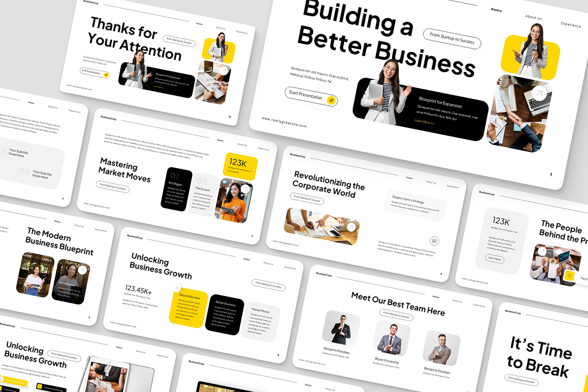 Business Presentation, a Presentation Template by Annora Studio (Photo 5 of 7)
