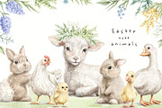 Easter animals, an Animal Illustration by Mimomy (Thumbnail 1 of 12)