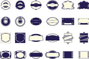 Vintage Blank Labels, a Decorative Illustration by Girardspeed Designs (Thumbnail 2 of 2)