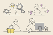 TOMMY PNG LINE ART (45 elements), a Person Illustration by Bonfloret Studio (Thumbnail 9 of 10)