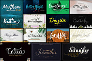Handwritten Font Bundle, a Handwritten Font by JustArtDigital (Thumbnail 4 of 5)