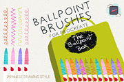 The Procreate Ballpoint Box, a Brush Add-On by Just Bia (Thumbnail 1 of 5)