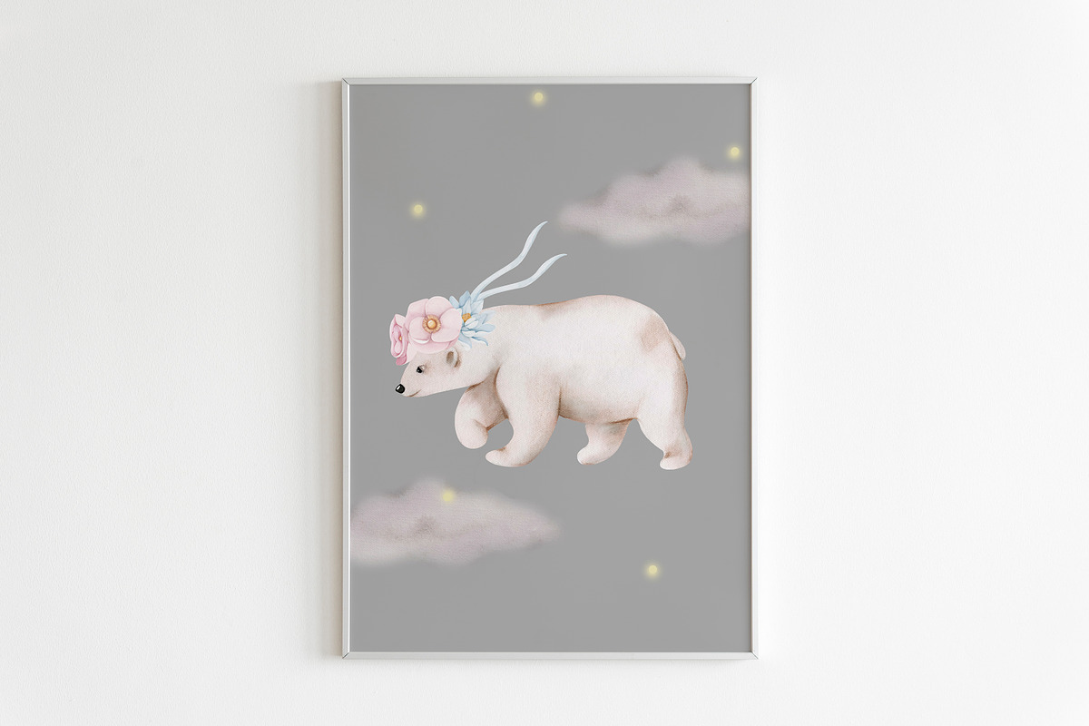 Cosmos moon underwater dreams, an Animal Illustration by nathalieclaire (Photo 11 of 13)