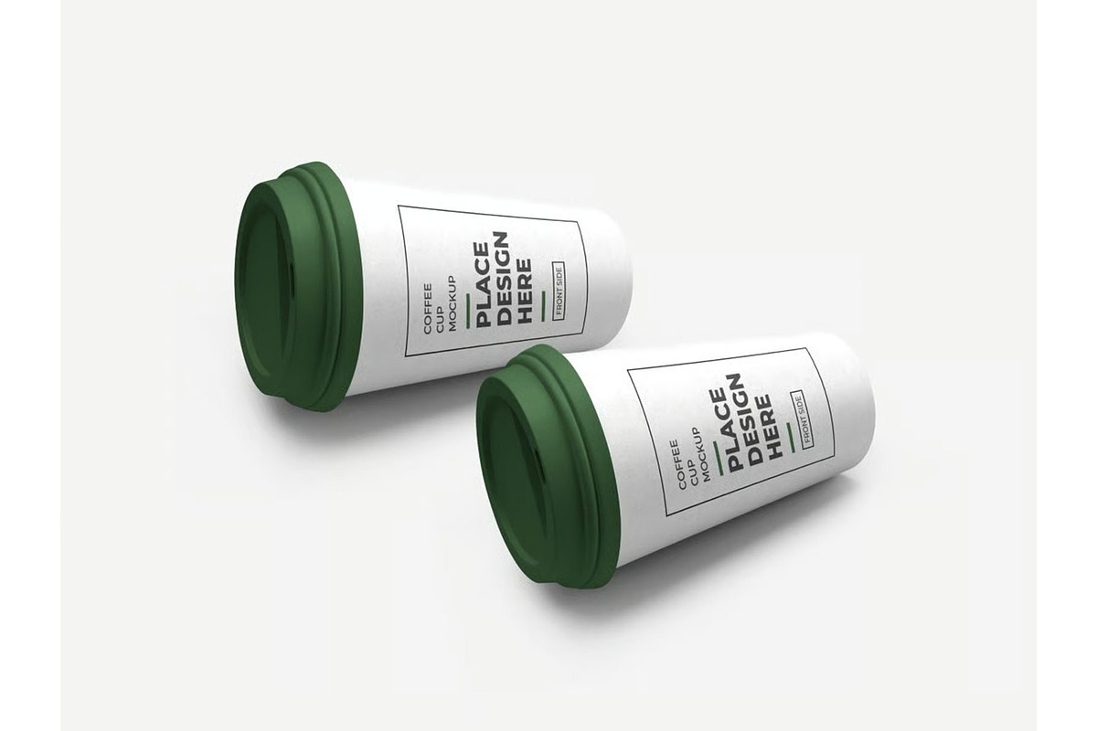 Coffee Cup Packaging Mockup Template, a Cups & Container Mockup by DesignRushMarket (Photo 5 of 11)