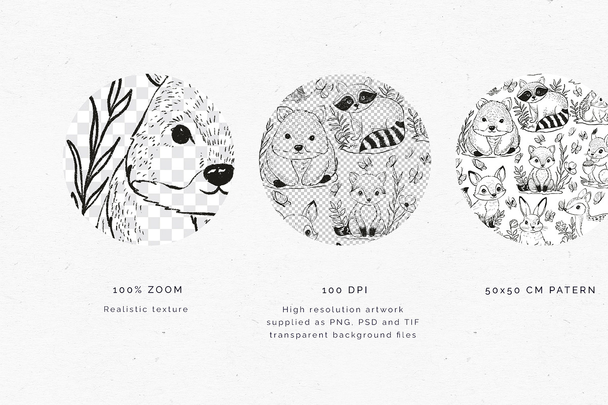 Forest glade.Patterrn & illustration, a Wallpaper Graphic by Tilling (Photo 7 of 9)