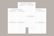 Budget Planner Pages Set V-20, a Stationery Template by shahsoft (Thumbnail 3 of 3)
