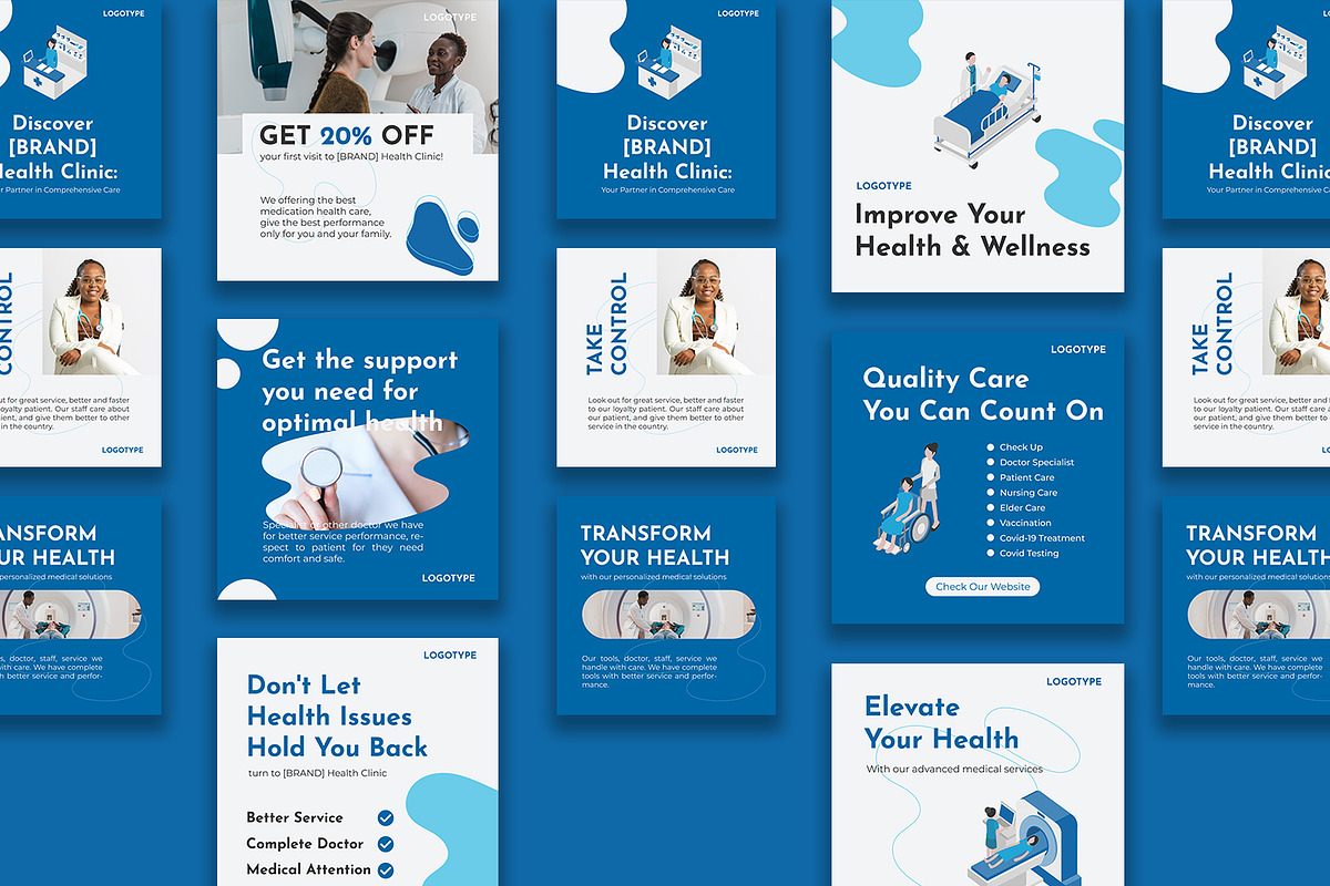 Health Clinic - Instagram Post, a Social Media Template by VUNIRA (Photo 3 of 3)