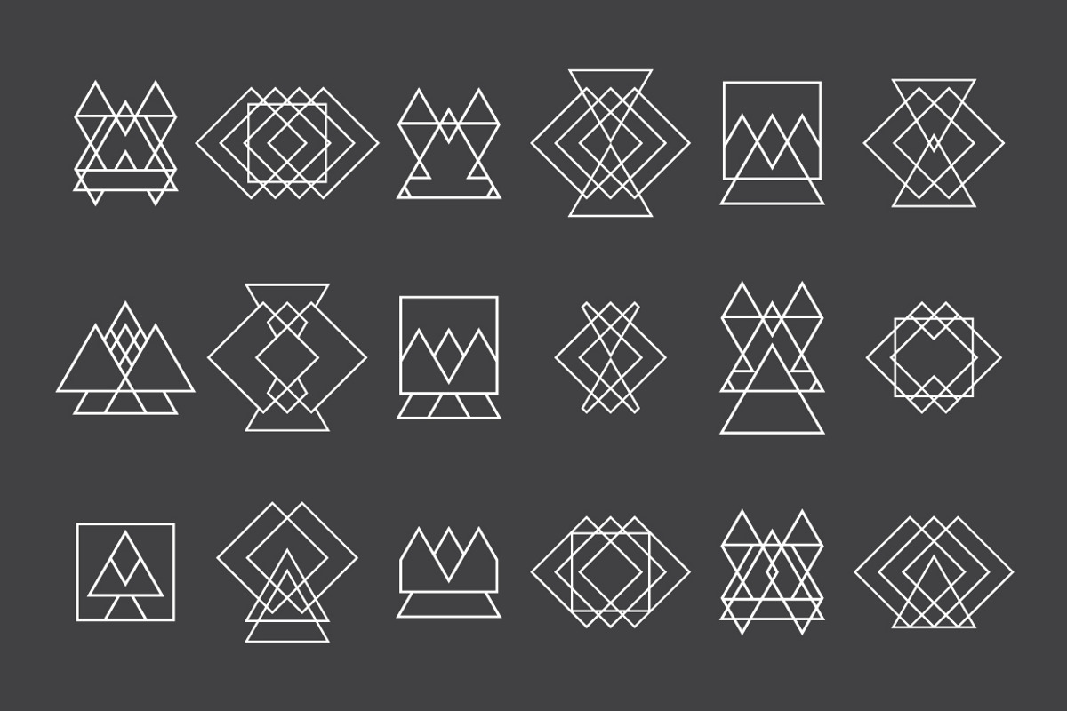 Set of trendy logotypes, an Education Illustration by Helen Sko (Photo 7 of 9)